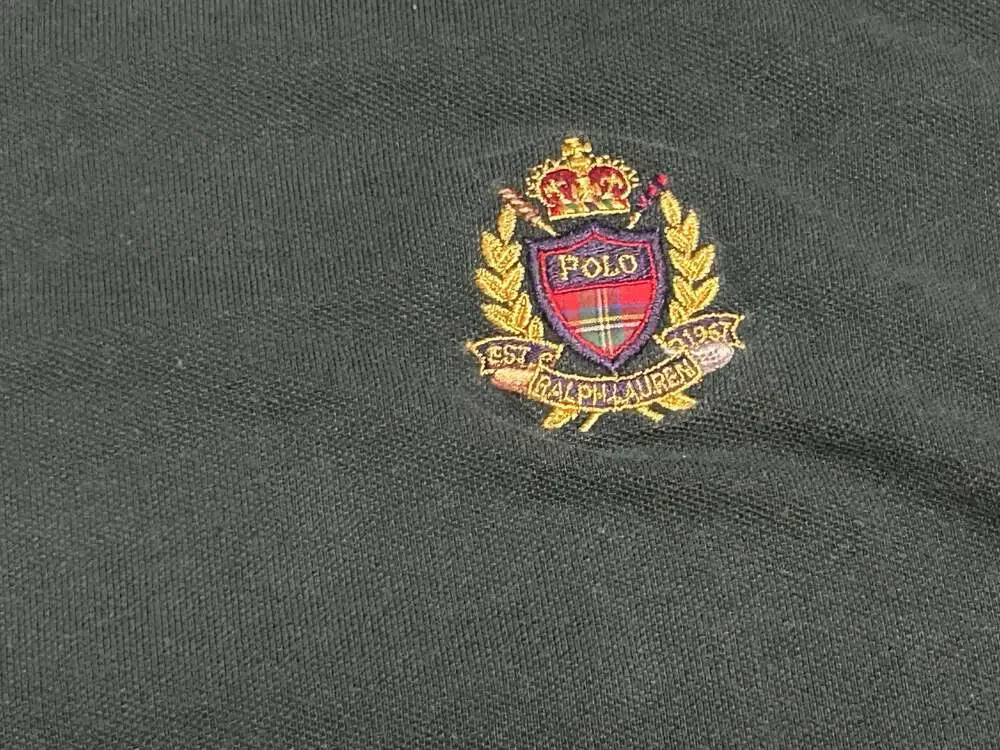 Vintage Polo Golf Ralph Lauren Long Sleeve Turtleneck Shirt with Crest Logo
